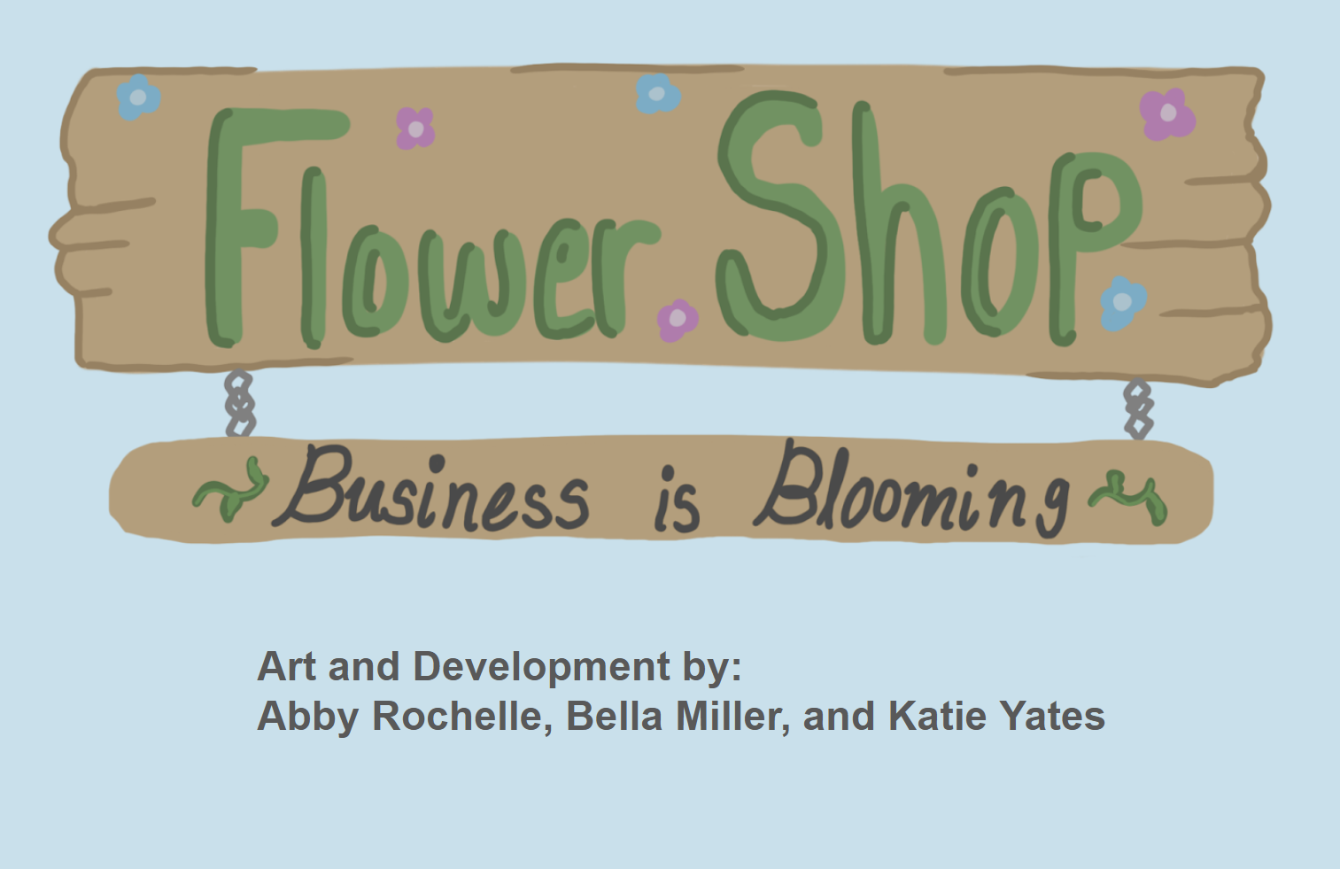 The Flowershop Titlecard